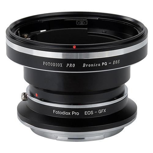 Pro 렌즈 마운트 이중 어댑터-Bronica GS-1 (PG) 후지 필름 G- 마운트 GFX 미러리스 디지털 카메라 시스템에 장착 된 SLR 및 Canon EOS (EF / EF-S) D / SLR 렌즈 (GFX 50S 이상)-이중 아답터