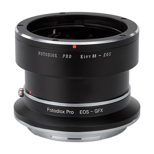 Pro 렌즈 이중 마운트 어댑터-Kiev 88 SLR 및 Fujifilm G-Mount GFX 미러리스 디지털 카메라 시스템 (Canon EOS (EF / EF-S) D / SLR 렌즈, GFX 50S 이상)-이중 아답터