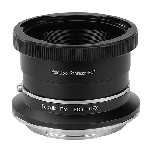 Pro 렌즈 마운트 이중 어댑터-Pentacon 6 (Kiev 66) SLR 및 Fujifilm G-Mount GFX 미러리스 디지털 카메라 시스템에 캐논 EOS (EF / EF-S) D / SLR 렌즈 (예 : GFX 50S 이상)-이중 아답터