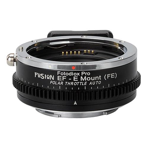 Vizelex 폴라 스로틀 퓨전 스마트 AF 렌즈 어댑터 - Canon EOS EF (비 EF-S) D / SLR 렌즈 - 완전 자동 기능 및 원형 편광 필터가 내장 된 소니 알파 E- 마운트 미러리스 카메라