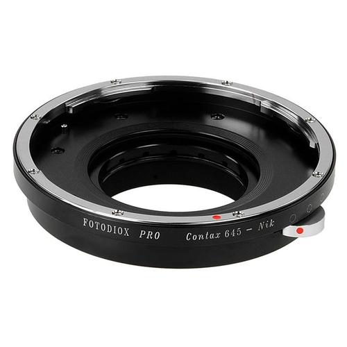 Pro 렌즈 장착 어댑터 - Contax 645 (C645) Nikon F 마운트 렌즈 장착 조리개 아이리스가 장착 된 SLR 카메라 본체