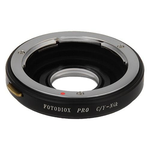 Pro 렌즈 장착 어댑터 - Contax / Yashica (CY) SLR 렌즈 - Nikon F 마운트 SLR 카메라 본체