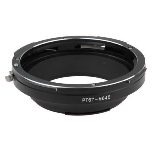 Pro 렌즈 마운트 어댑터 - Pentax 6x7 (P67, PK67) 마운트 SLR 렌즈를 Mamiya 645 (M645)에 마운트 SLR 카메라 본체