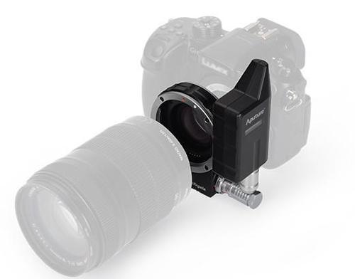 AFTure DEC LensRegain 무선 원격 렌즈 장착 어댑터 - Canon EOS (EF, EF-S) 장착 렌즈 - Micro Four Thirds (MFT, M4 / 3) 마운트 초점이없는 광학 요소가 장착 된 Mirrorless 카메라 본체