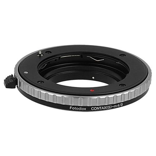 렌즈 장착 어댑터 - Contax G SLR 렌즈 - Micro Four Thirds (MFT, M4 / 3) 장착 초점 조절 다이얼이 달린 미러리스 카메라 본체