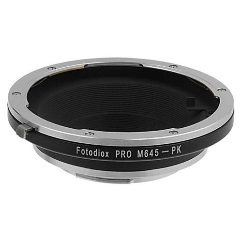 Pro 렌즈 마운트 어댑터 - Mamiya 645 (M645) 마운트 렌즈 - Pentax K (PK) 마운트 SLR 카메라 본체