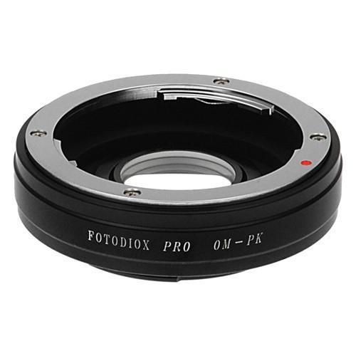 Pro 렌즈 마운트 어댑터 - Olympus Zuiko (OM) 35mm SLR 렌즈 - Pentax K (PK) 마운트 SLR 카메라 본체