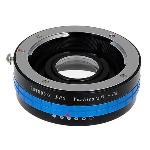 Pro 렌즈 마운트 어댑터 - Yashica 230 AF SLR 렌즈 - Pentax K (PK) 마운트 SLR 카메라 바디 - 조리개 컨트롤 다이얼 내장